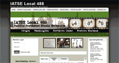 Desktop Screenshot of iatse488.org
